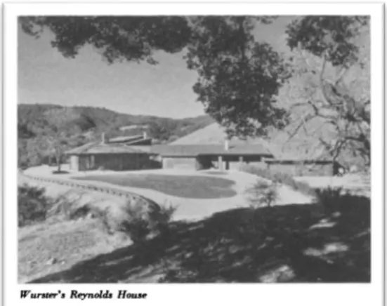 Figura 5: Casa Reynolds de William W. Wurster  Fuente: Barr et al., 1948, p. 8. 
