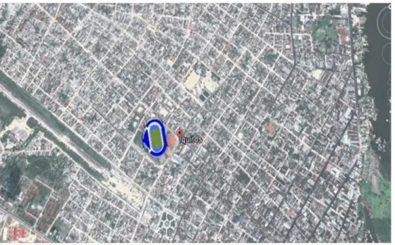 Fig. 01. Distrito de Iquitos y Belén 