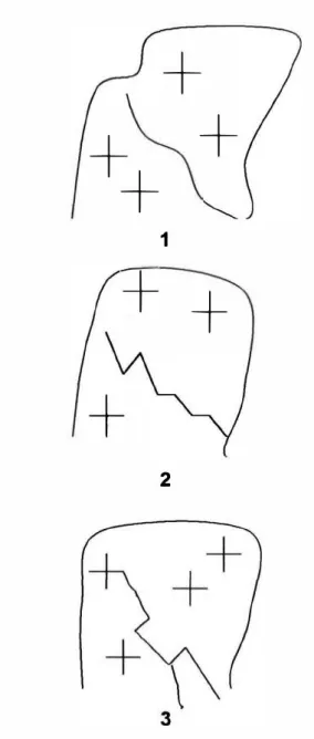 Figura 01: 1. Ondulado ; 2. Accidentado ; 3. 