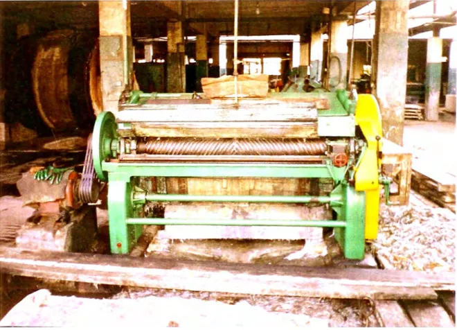 Fig. 7  MAQUINA DE DESCARNAR 