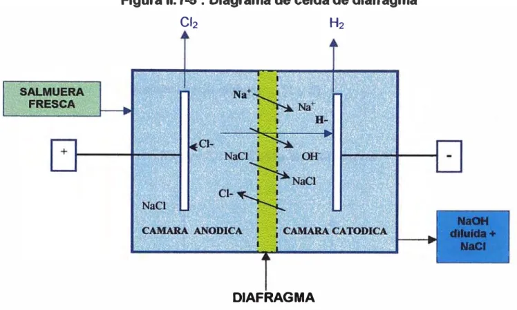 Figura 11.1-5 : Diagrama de celda de diafragma 