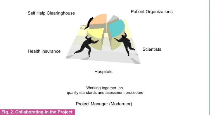 Fig. 2. Collaborating in the Project