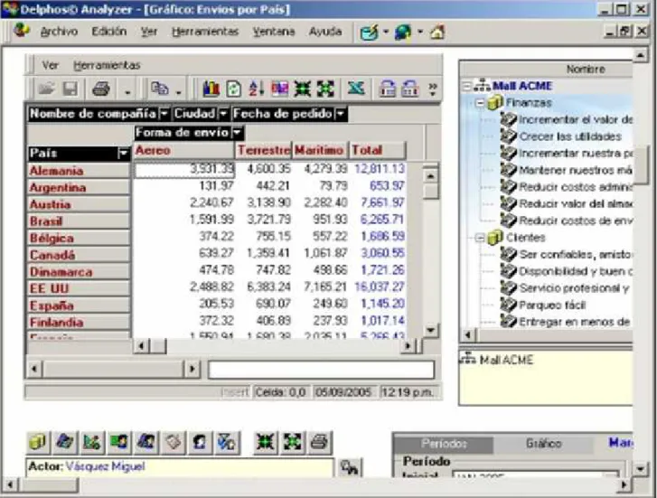 Figura N° 8 Balanced Score Card: Software Delphos