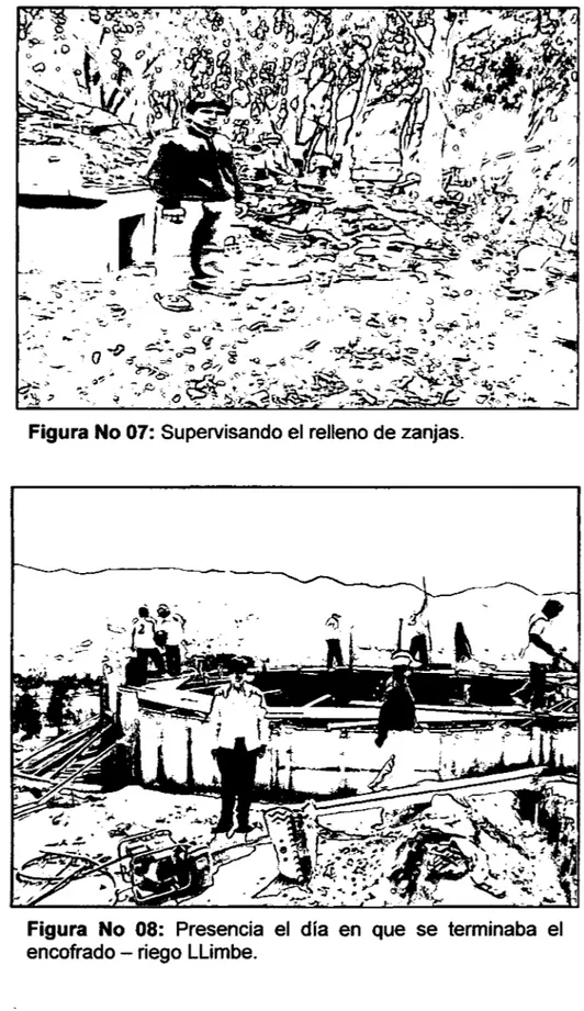 Figura  No  08:  Presencia  el  día  en  que  se  terminaba  el  encofrado - riego LLimbe
