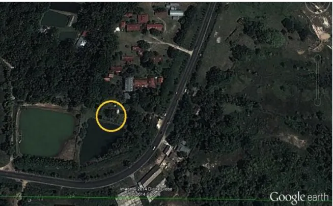 Figura 1. Imagen satelital del programa para el uso y conservación del agua y sus  recursos