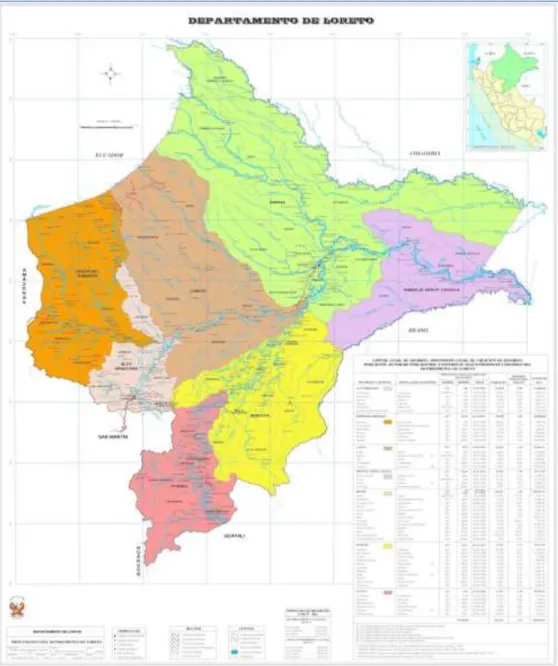 Figura 01: MAPA de la Región 