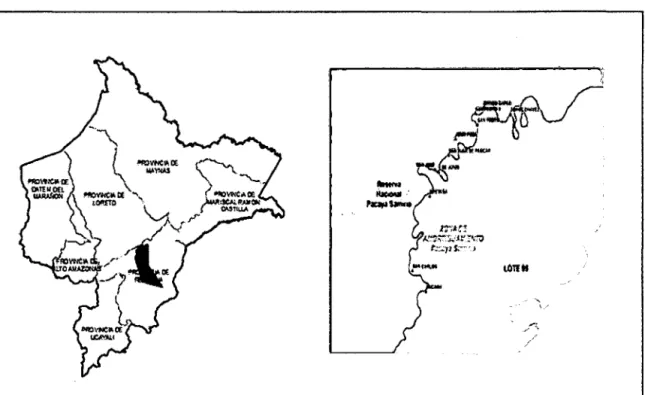 Figura 04:  Mapa de ubicación del lote 95 