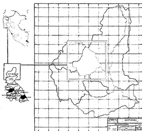 Figura  1.  Plano de ubicación Nacional, Regional Y Provincial 