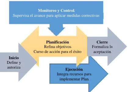 Figura 2. Procesos de la gerencia de proyectos