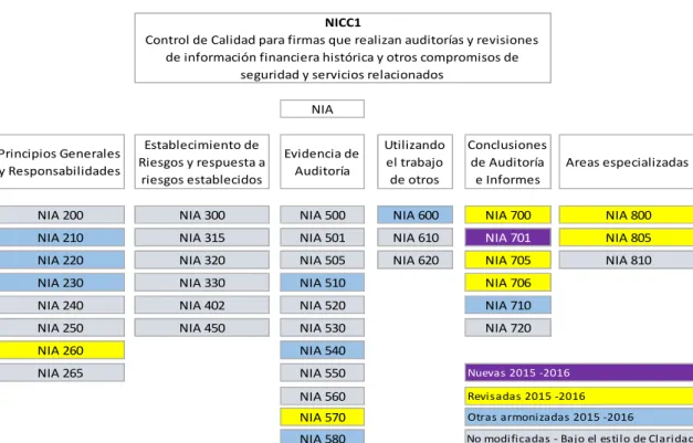 Figura 1. Normas Internacionales de Auditoría vigentes 