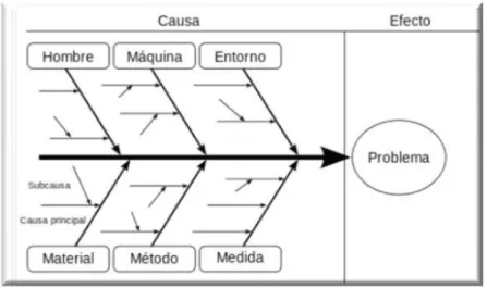 Figura 2: Diagrama de causa- efecto 