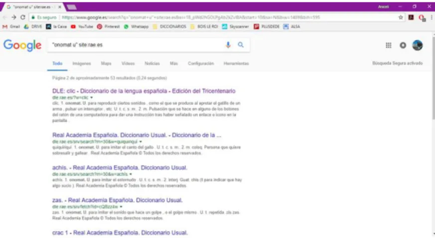 Figura 1. Búsquedas avanzadas en Google 