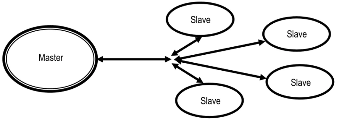 Figure 2.1. Master Slave scheme. 