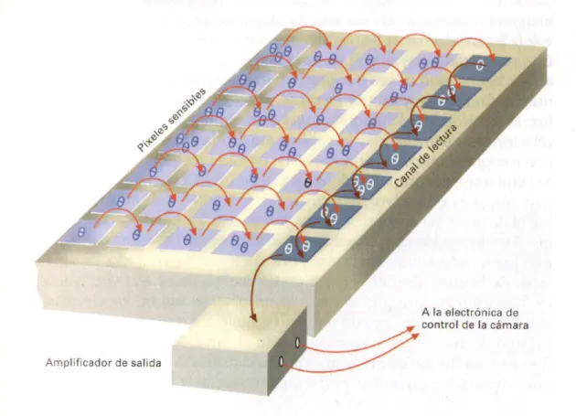 Figure 28 CCD device reading process 