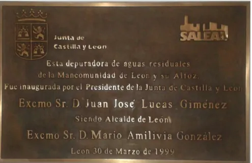 Ilustración 1 - Placa de inaguración