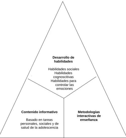 Figura 5: Elementos clave de los programas de habilidades para la vida