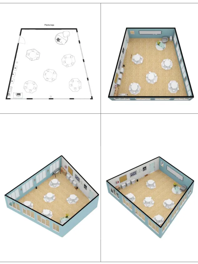FIGURE 4 Design of our foreign language classrooms 