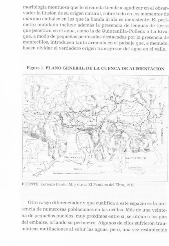Figura  1.  PLANO GENERAL DE LA CUENCA DE ALIMENTACIÓN