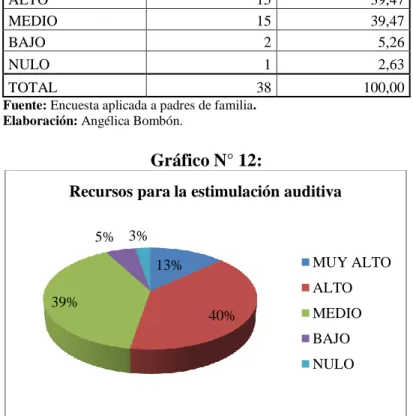 Gráfico N° 12: 