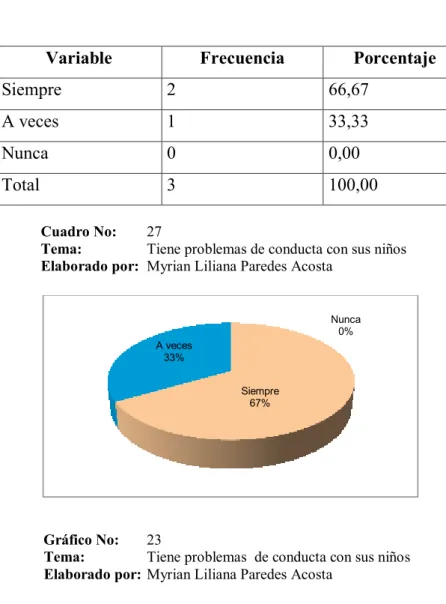 Cuadro No:  27 