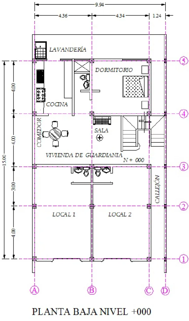 Figura 2a: Proyecto arquitectónico 