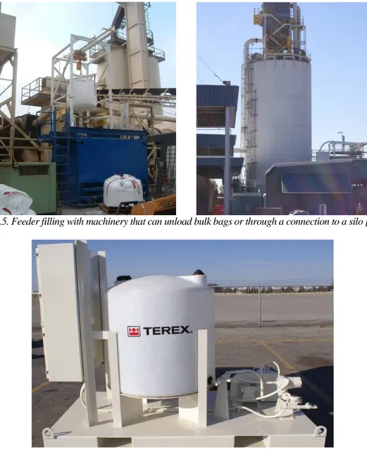 Fig. 6.Equipment of Terex for bitumen foaming. (Source: producer leaflet) 