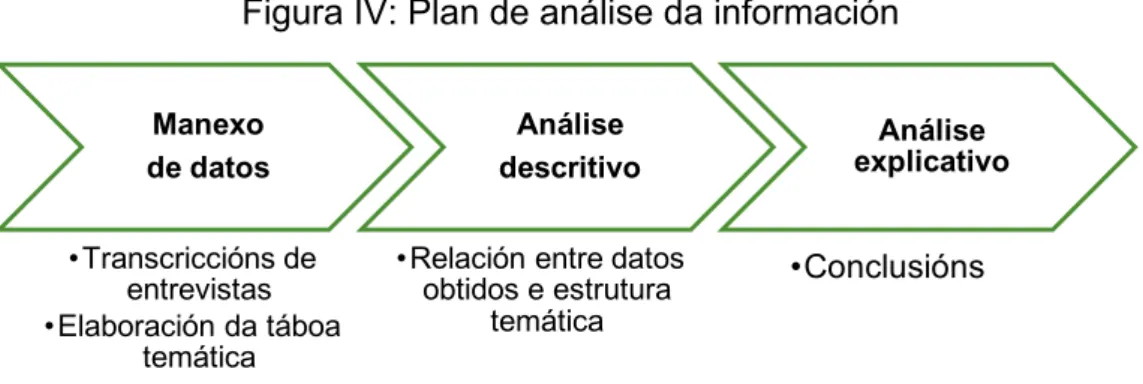 Figura IV: Plan de análise da información 