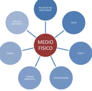 Figura 5. Variables del Componente Medio Físico 