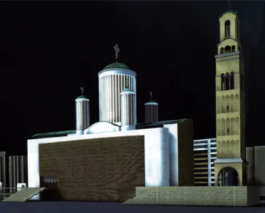 Fig. 6. Augustin Ioan, Catedral de la Nación,  Bucarest, 2002. Proyecto.