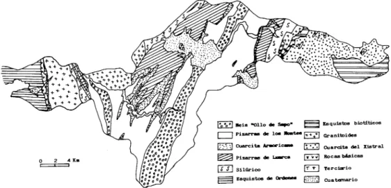 Fig. 1. Mapa geológico.