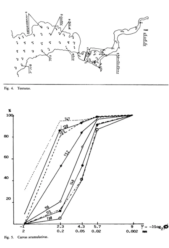 Fig. 5. Curvas acumulativas.