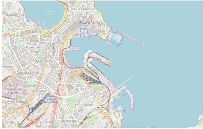Fig. 2.21. Puerto interior de A Coruña     