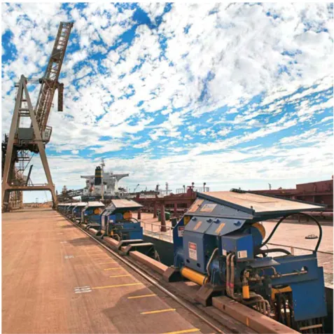 Ilustración 12: MoorMaster: Unidades de amarre automatizadas en el Puerto de Hedland,  Australia (muelle de Utah)