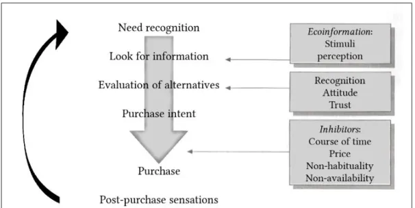 Figure 1: The Ecological purchase decision process 