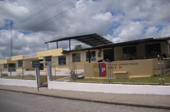 Foto 1. Edificio donde funciona el Centro de Salud Los Rosales 