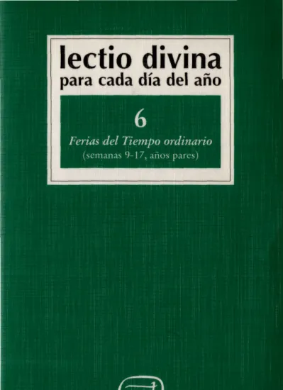 Lectio Divina Para Cada DÍa Del AÑo