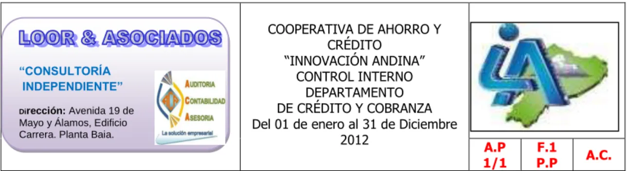 Cuadro  5.  Total  de  créditos  concedidos  y  cobrado  por  meses,  en  el  año  2012