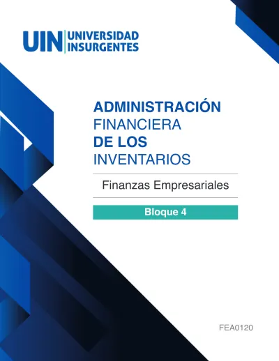 AdministraciÓn Financiera De Los Inventarios 5064