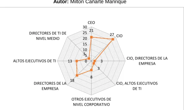 Gráfico 16.- Principal responsable de la estrategia de gestión de datos; 