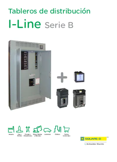 I-Line Serie B. Tableros De Distribución. By Schneider Electric. Minas ...