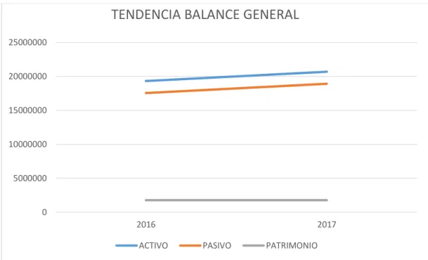 Figura 9 Estructura Balance General 2016-2017 