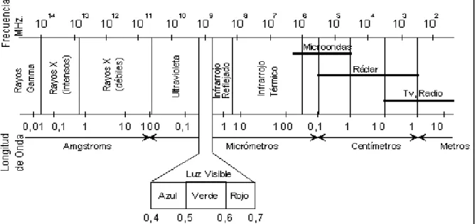 Figura 4 Espectro electromagnético 