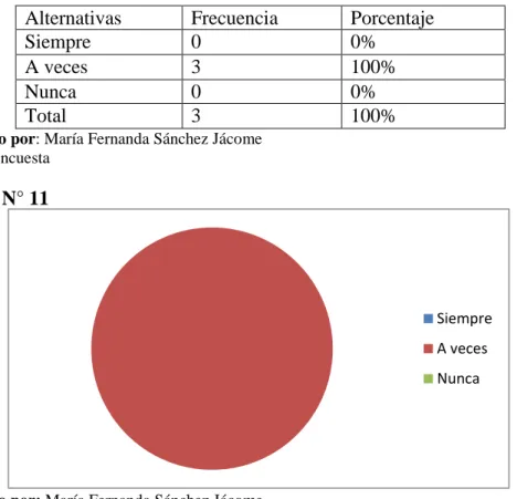 Gráfico N° 11