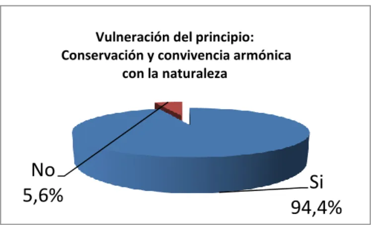 Figura No. 7 Principio Conservación y Convivencia Armónica con la Naturaleza                        