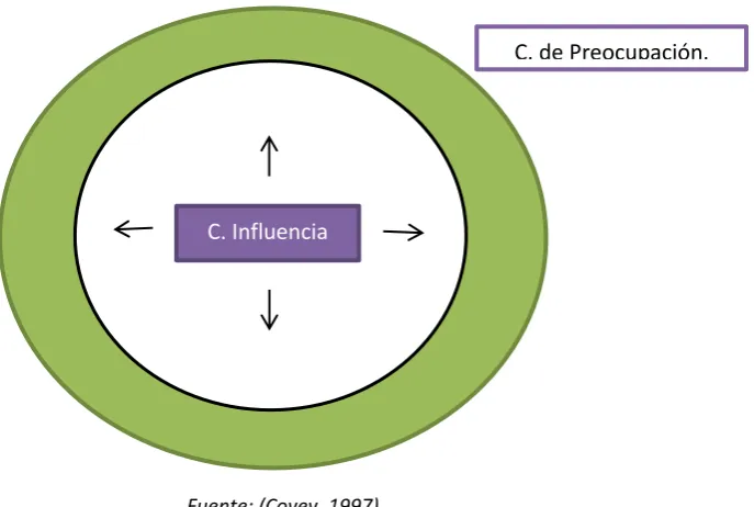Figura 3: Círculo de influencia y círculo de preocupación 