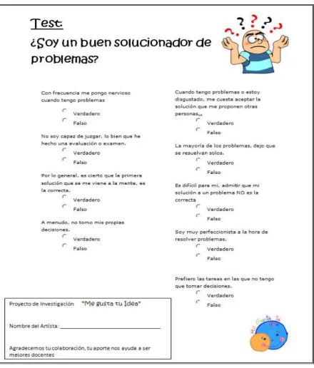 Figura 4. Test: Solucionador de Problemas 