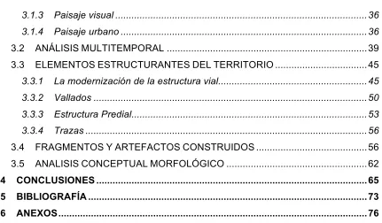 Tabla 1. Datos principales área de estudio ..................................................................