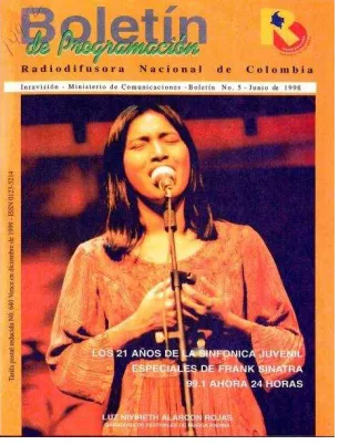 Cuadro de Programación Radio Clásica: Se muestra la programación clásica. 
