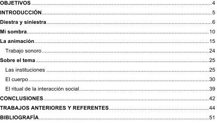 TABLA DE CONTENIDO 