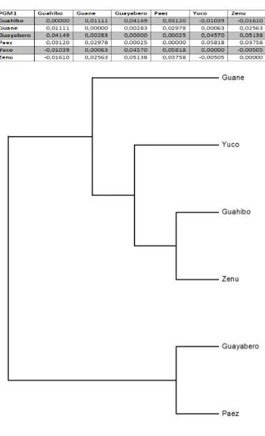 Tabla 33 Matriz FTz PGM1. 